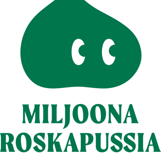 Miljoona roskapussia -kampanjan logo