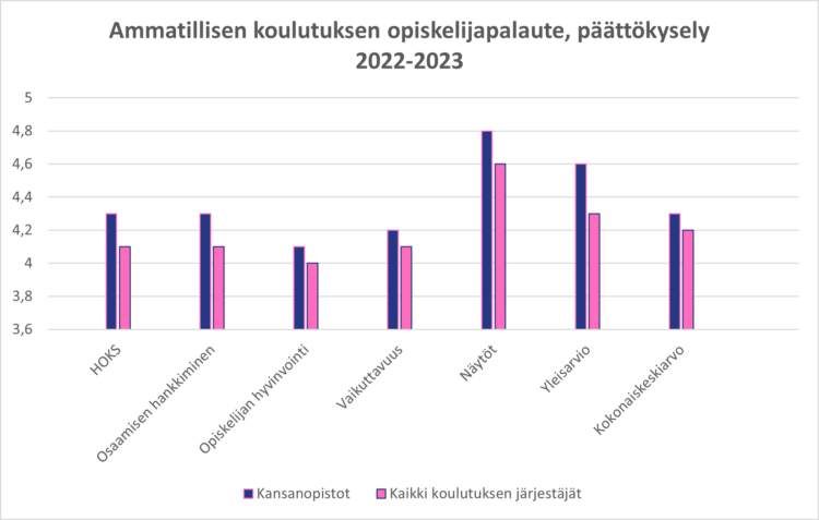 Amis-kyselyn pylväsgraafit, päättökysely. 