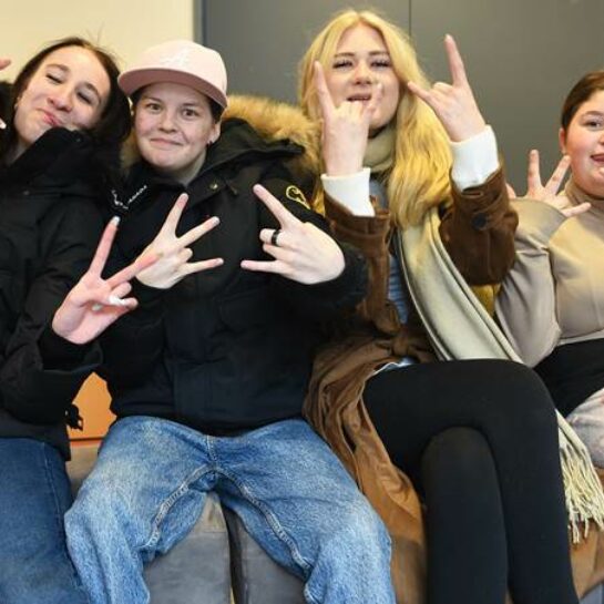 STEP-koulutuksen ammatillisen koulutuksen opiskelijoita.