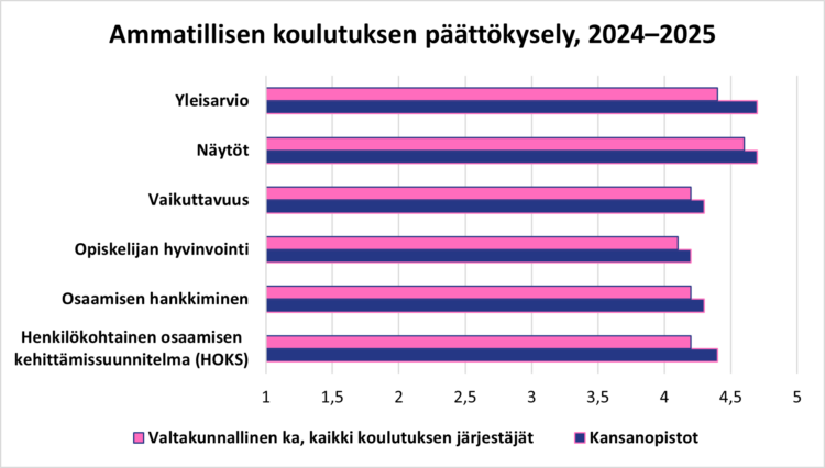 Kaavio Amis-kyselyn päättökyselystä.