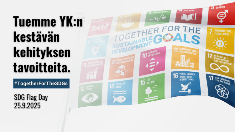 Kestävän kehityksen tavoitteiden lippu, SDG-liputuspäivä