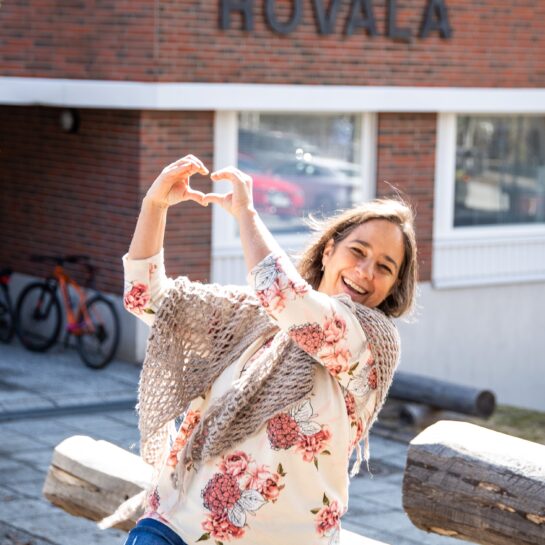 Rovala-Opiston alumni Virginia Calabria.