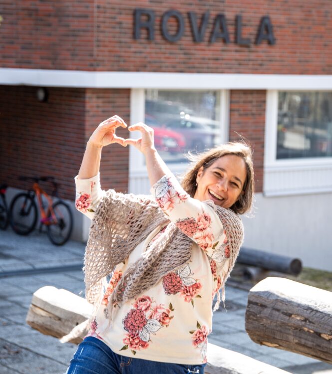 Rovala-Opiston alumni Virginia Calabria.